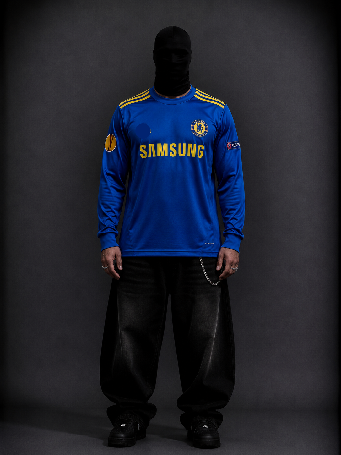 Chelsea FC Hazard full sleeves retro kit
