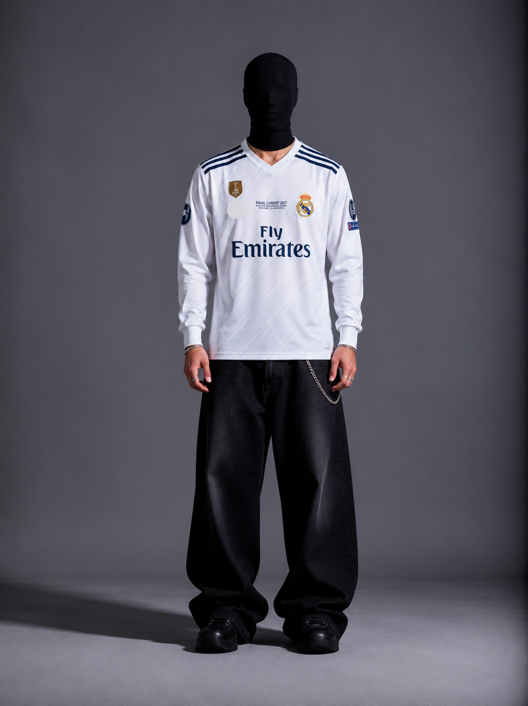 Real madrid 2018-19 Ronaldo full sleeves retro
