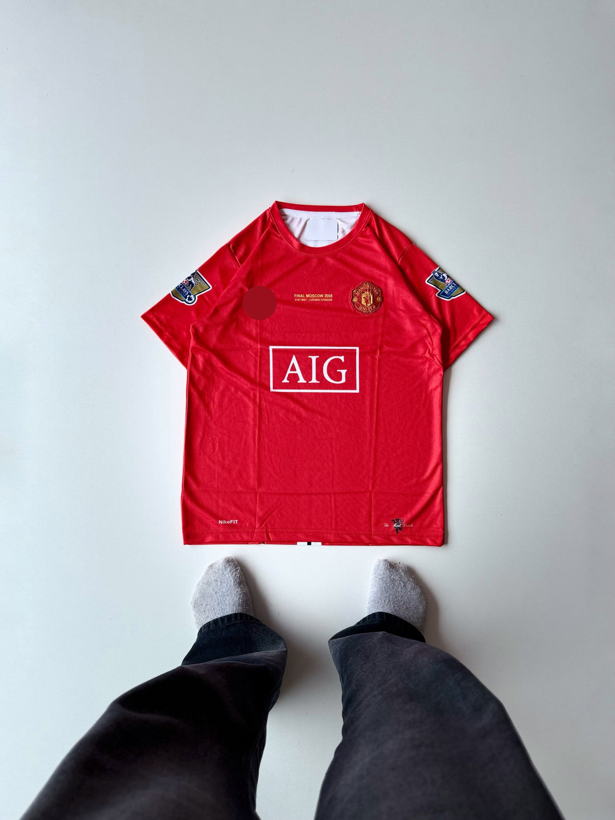 Manchester united 2008 C. Ronaldo Half sleeves retro