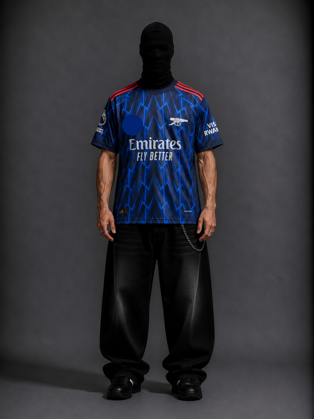 Saka Arsenal away 25-26 half sleeves kit