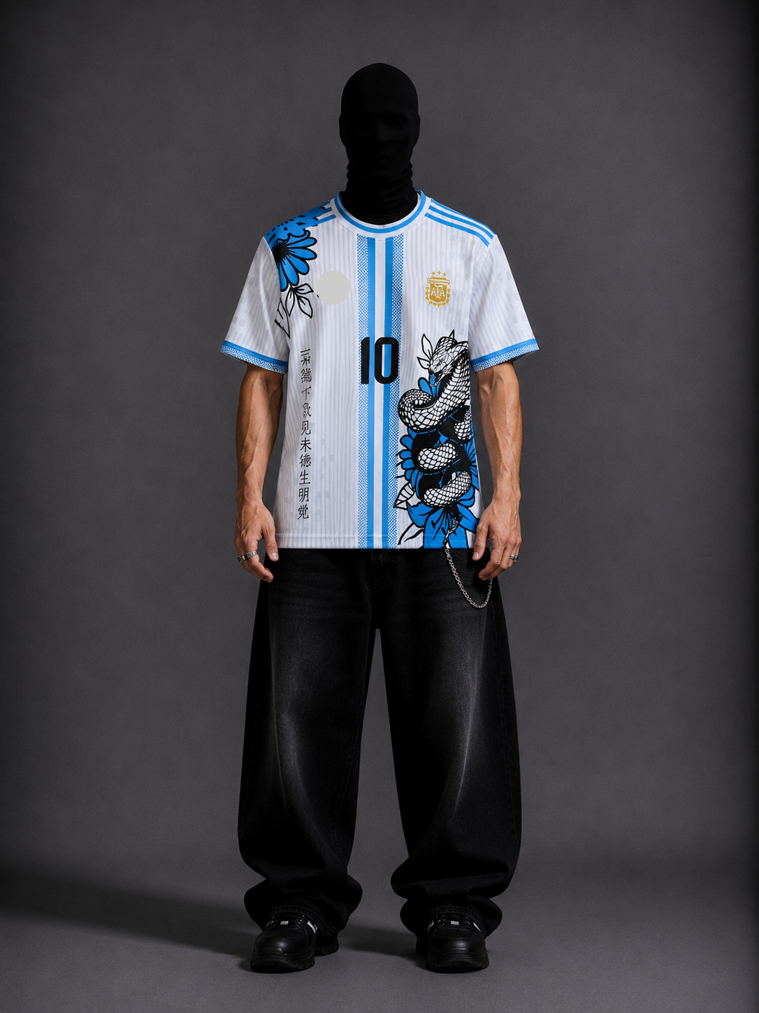 L. Messi Argentina half sleeves special edition kit