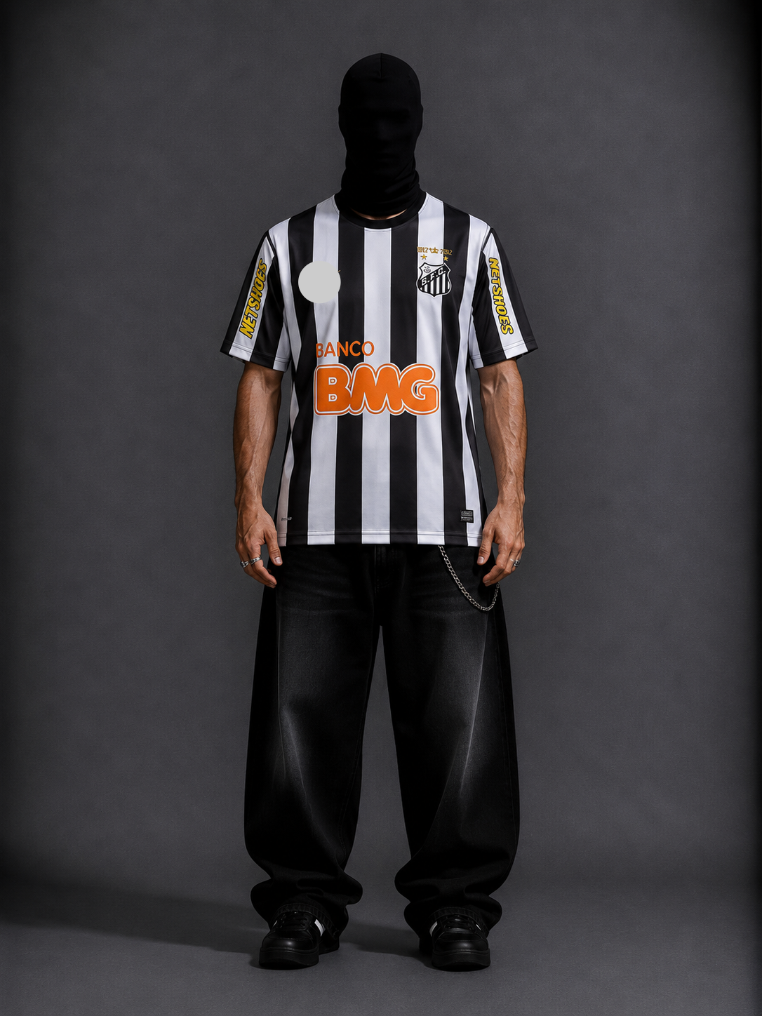 Neymar santos Fc home half sleeves retro