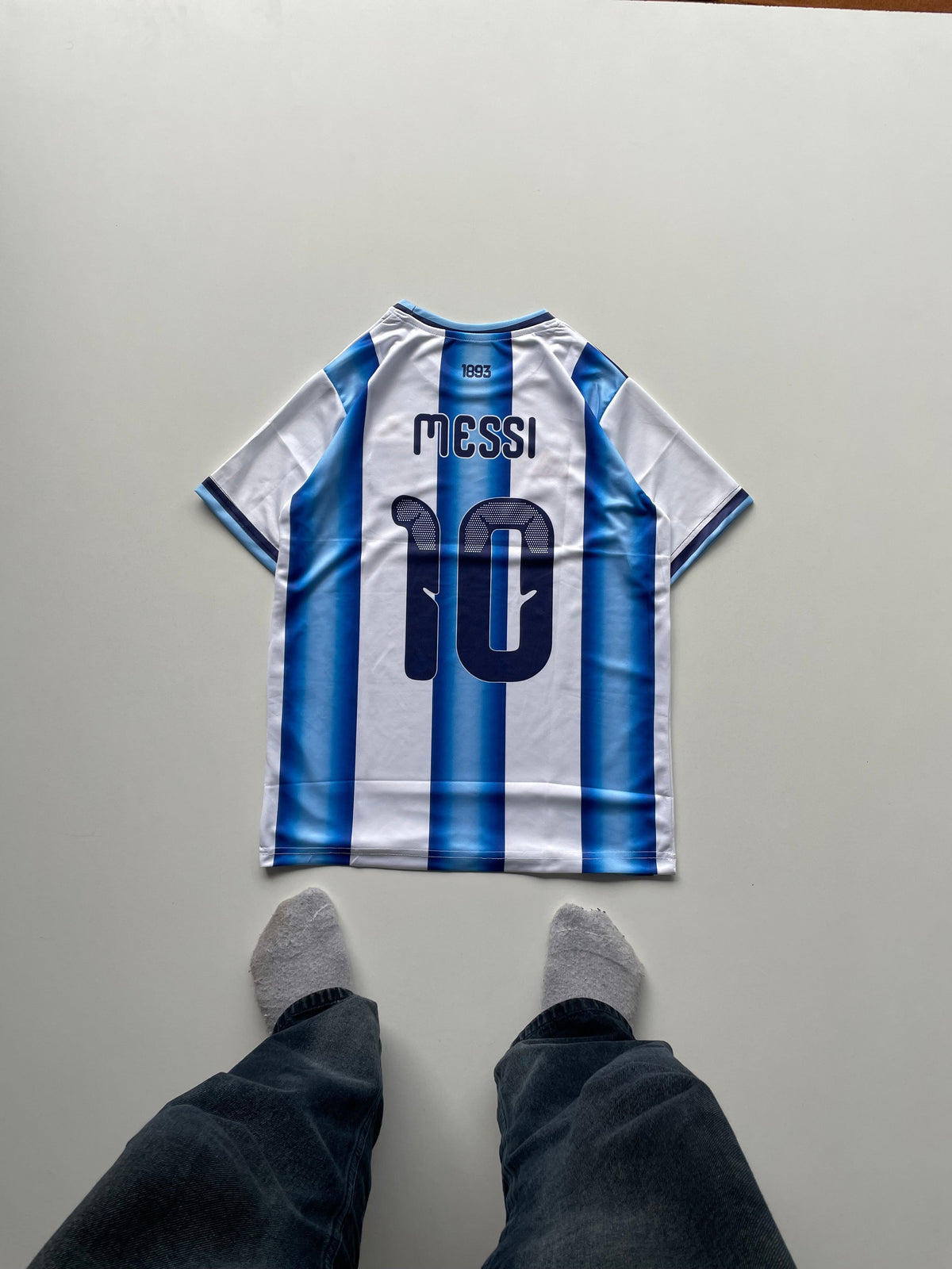 Argentina Messi home WC 2026 half sleeve