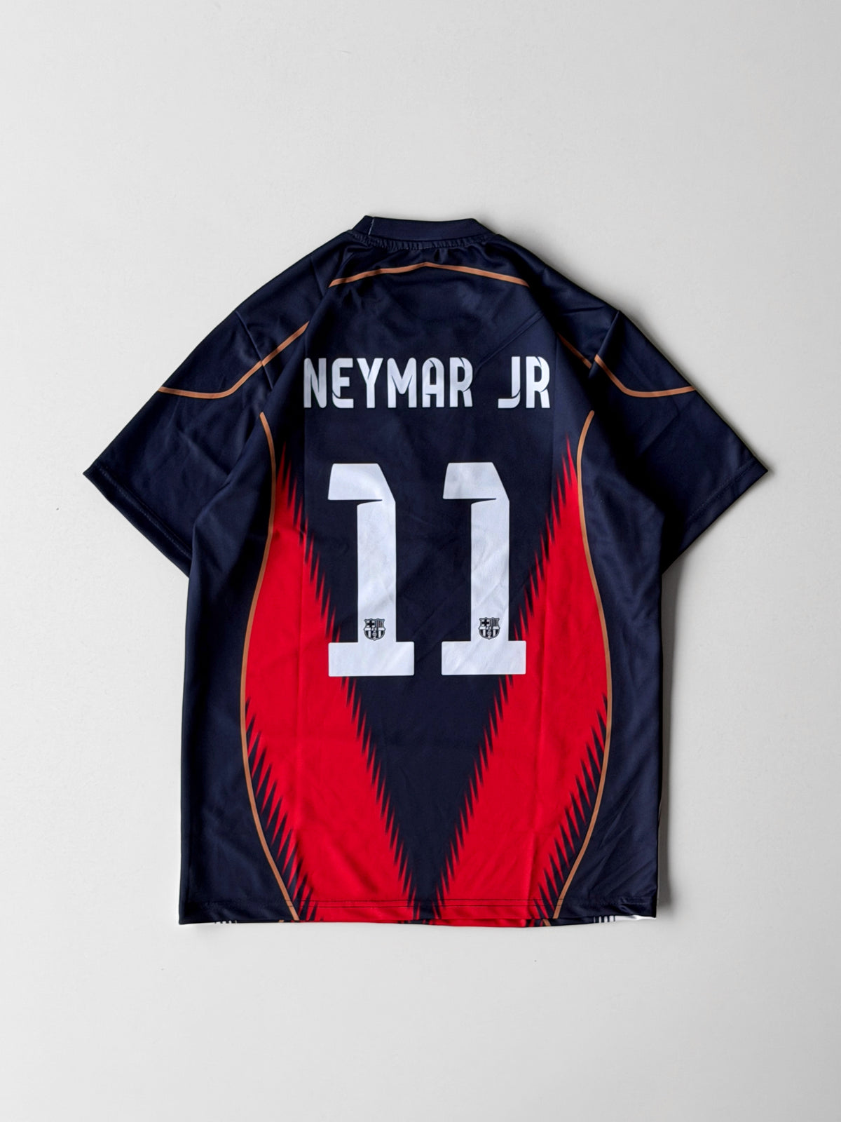 New fan made barcelona neymar jersey half sleeve