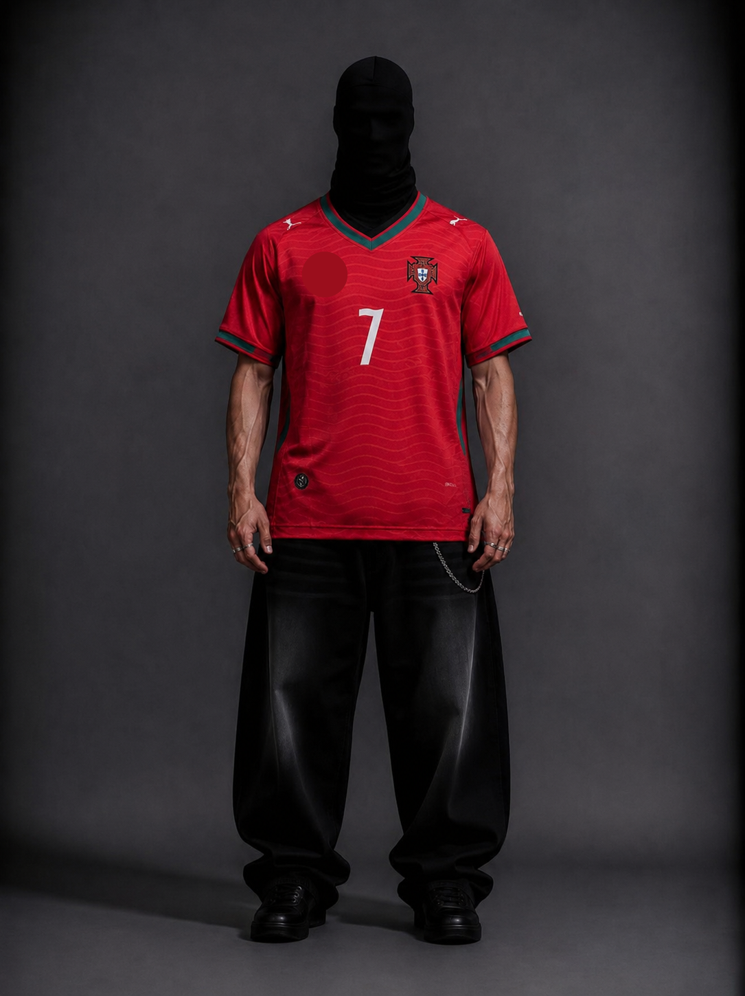 Portugal Ronaldo half sleeve kits