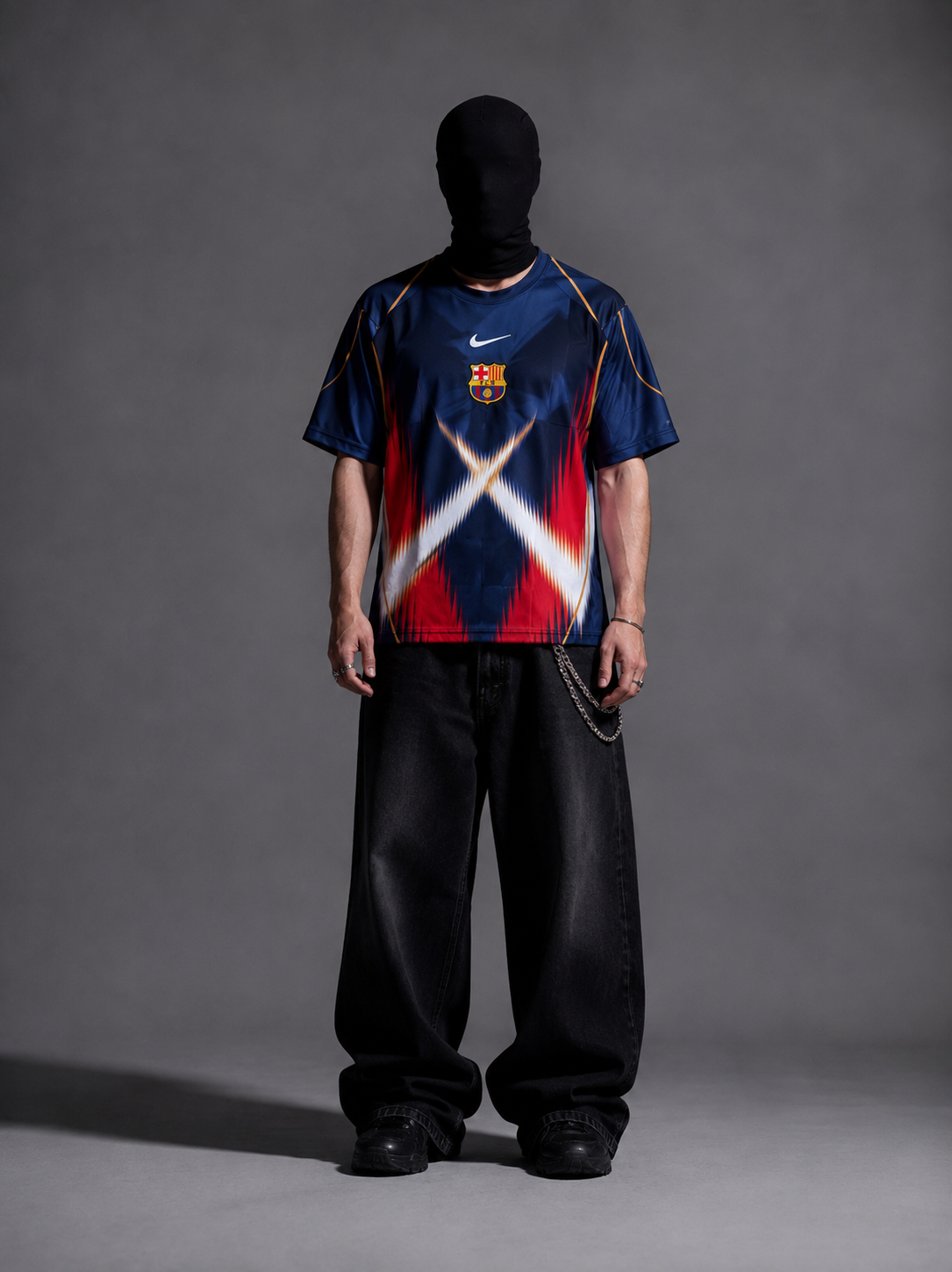 New fan made barcelona neymar jersey half sleeve