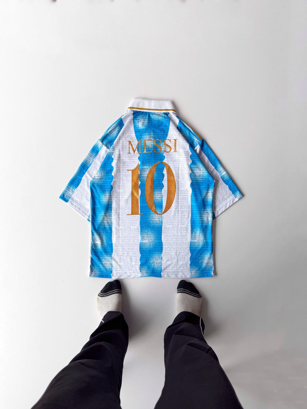 Argentina Messi #10 - Fan made half sleeve